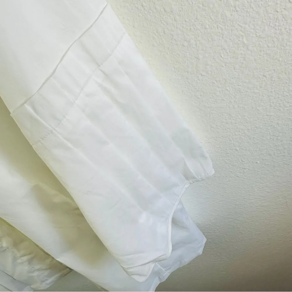 Avenue‎ White Pleated Long Sleeve Shirt Size 22/24